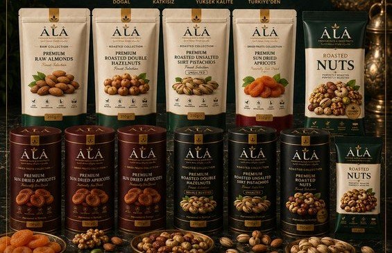 ÂLÂ full product range — raw, roasted and dried fruit collections