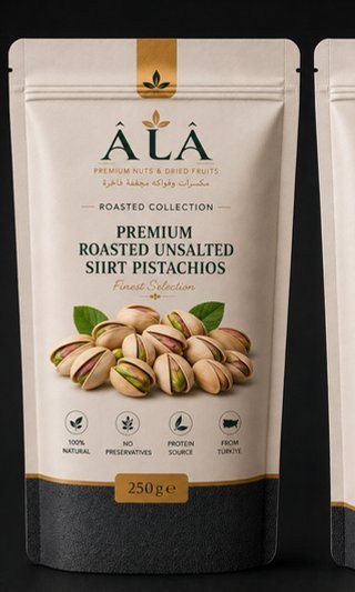 Roasted Unsalted Siirt Pistachios