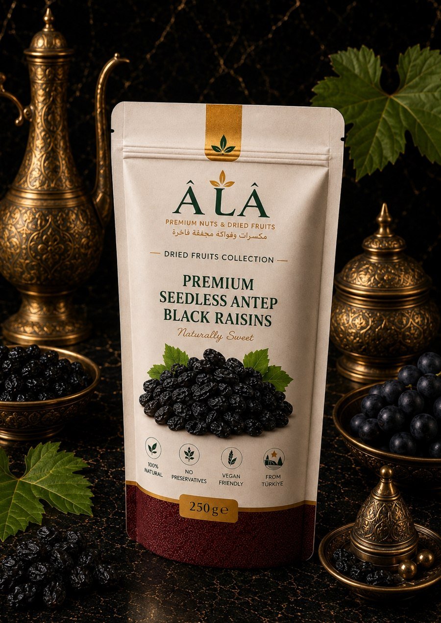 Seedless Antep Black Raisins