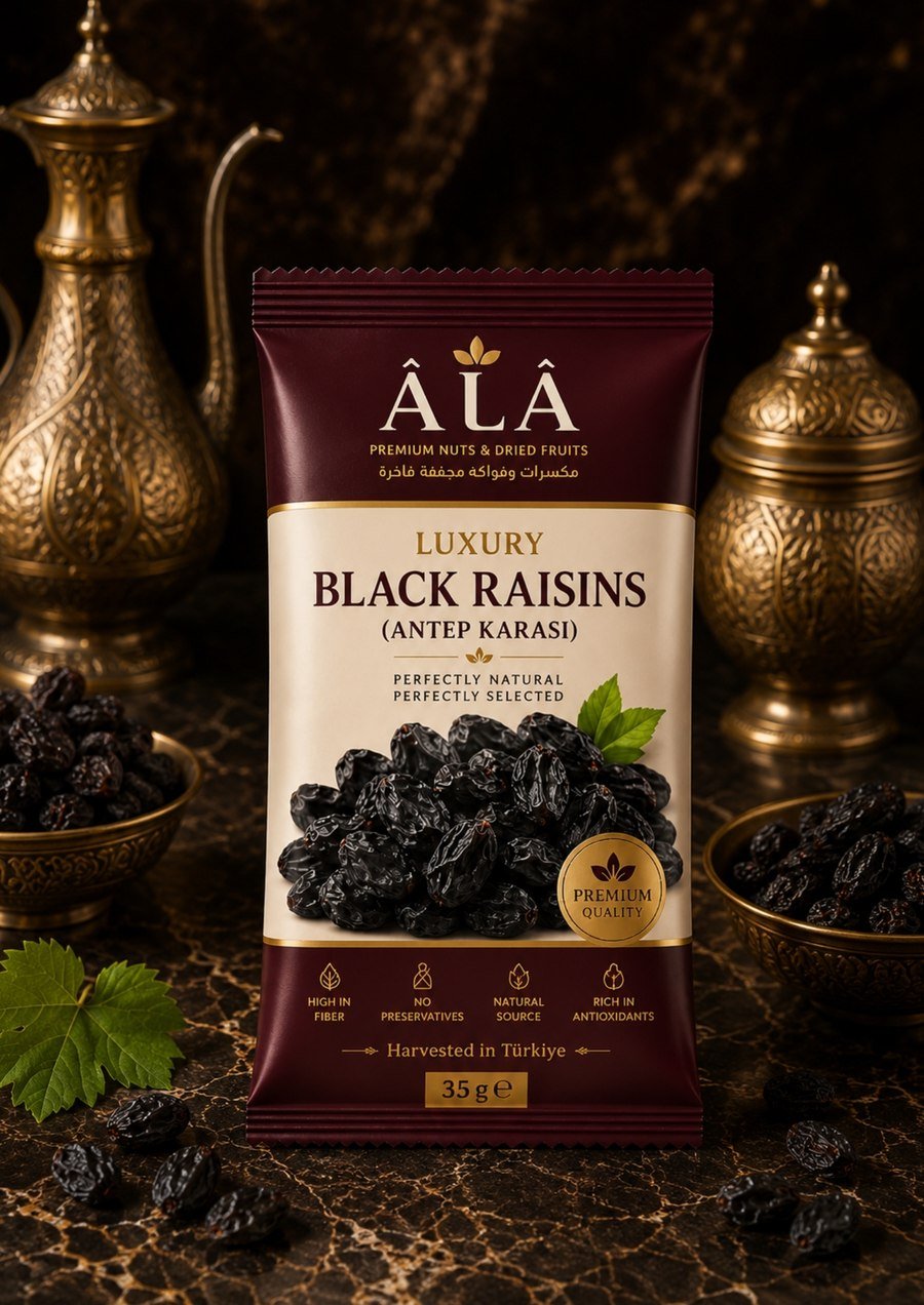 Luxury Black Raisins (Antep), Snack Pack