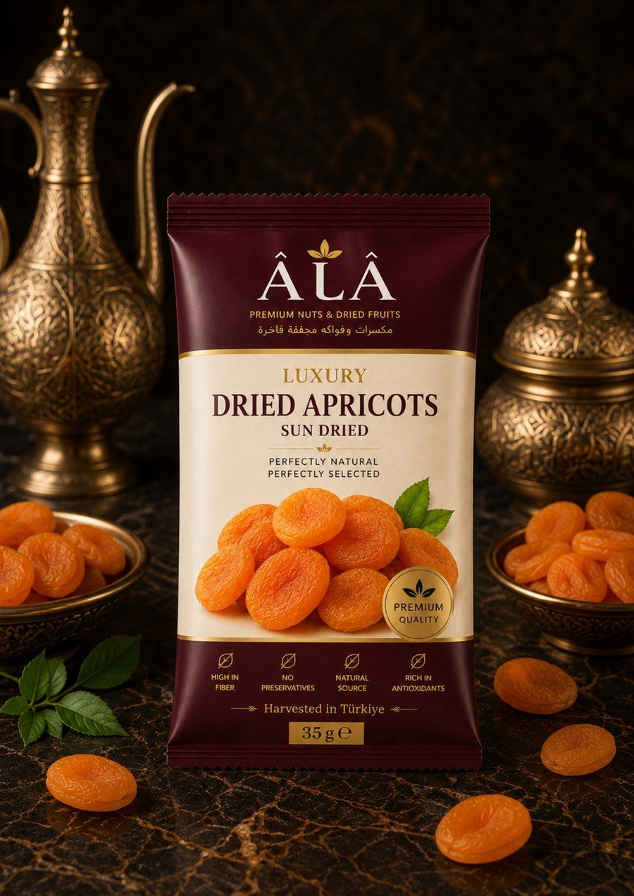 Luxury Sun-Dried Apricots, Snack Pack